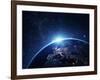 Planet Earth from the Space at Night-Rangizzz-Framed Photographic Print