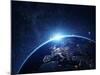 Planet Earth from the Space at Night-Rangizzz-Mounted Photographic Print