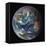 Planet Earth Western Hemisphere, NASA Satellite Composite-Stocktrek Images-Framed Stretched Canvas