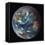 Planet Earth Western Hemisphere, NASA Satellite Composite-Stocktrek Images-Framed Stretched Canvas