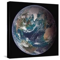 Planet Earth Western Hemisphere, NASA Satellite Composite-Stocktrek Images-Stretched Canvas
