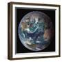 Planet Earth Western Hemisphere, NASA Satellite Composite-Stocktrek Images-Framed Photographic Print