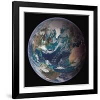 Planet Earth Western Hemisphere, NASA Satellite Composite-Stocktrek Images-Framed Photographic Print