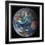 Planet Earth Western Hemisphere, NASA Satellite Composite-Stocktrek Images-Framed Photographic Print