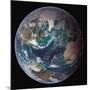 Planet Earth Western Hemisphere, NASA Satellite Composite-Stocktrek Images-Mounted Photographic Print