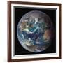 Planet Earth Western Hemisphere, NASA Satellite Composite-Stocktrek Images-Framed Photographic Print