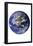 Planet Earth Western Hemisphere on White-null-Framed Poster