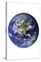 Planet Earth Western Hemisphere on White-null-Stretched Canvas