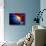 Planet Earth With Sunrise In Space-alanuster-Stretched Canvas displayed on a wall