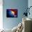 Planet Earth With Sunrise In Space-alanuster-Mounted Art Print displayed on a wall