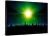 Planet Earth With Sunrise In Space-alanuster-Stretched Canvas