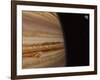 Planet Jupiter and a Distant Moon-Jason Reed-Framed Photographic Print