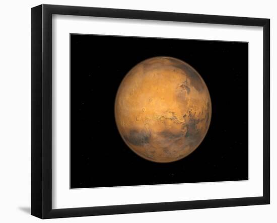 Planet Mars-Stocktrek Images-Framed Photographic Print