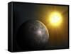 Planet Mercury, Artwork-null-Framed Stretched Canvas