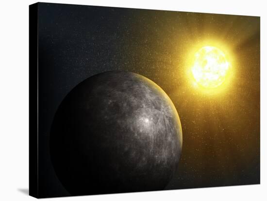 Planet Mercury, Artwork-null-Stretched Canvas