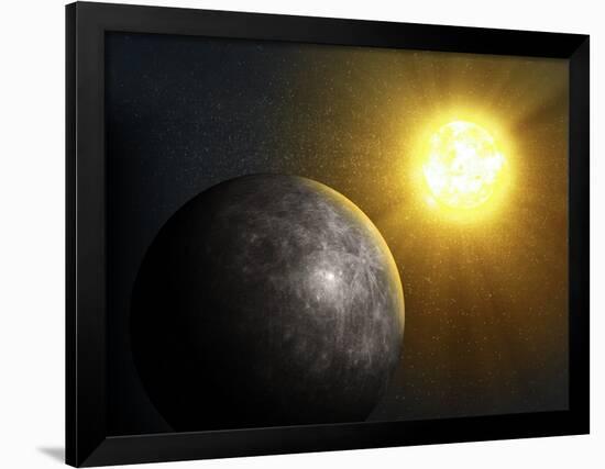 Planet Mercury, Artwork-null-Framed Photographic Print