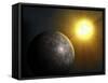 Planet Mercury, Artwork-null-Framed Stretched Canvas