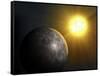 Planet Mercury, Artwork-null-Framed Stretched Canvas