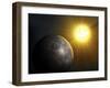 Planet Mercury, Artwork-null-Framed Premium Photographic Print