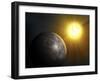 Planet Mercury, Artwork-null-Framed Premium Photographic Print