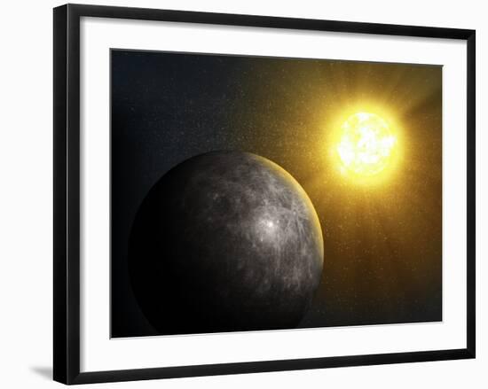 Planet Mercury, Artwork-null-Framed Photographic Print