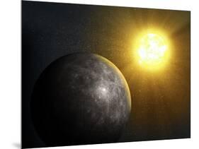 Planet Mercury, Artwork-null-Mounted Photographic Print