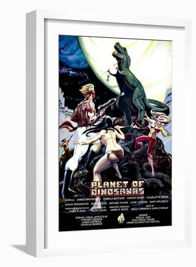 Planet of Dinosaurs, 1978-null-Framed Art Print