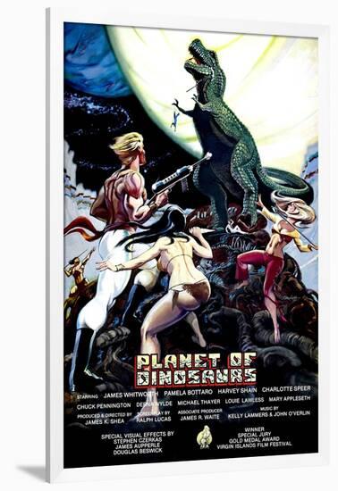 Planet of Dinosaurs, 1978-null-Framed Art Print