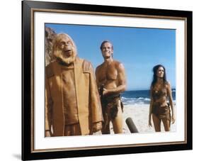 PLANET OF THE APES, 1968 directed by FRANKLYN J. SCHAFFNER Maurice Evans, Charlton Heston and Linda-null-Framed Photo