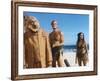 PLANET OF THE APES, 1968 directed by FRANKLYN J. SCHAFFNER Maurice Evans, Charlton Heston and Linda-null-Framed Photo