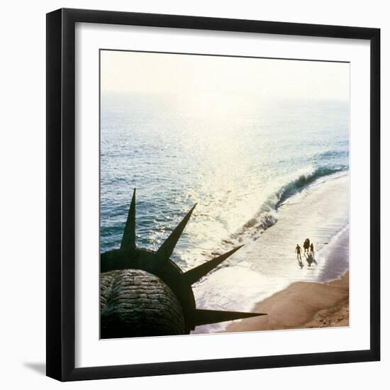 Planet of the Apes, 1968, Statue of Liberty-null-Framed Premium Photographic Print