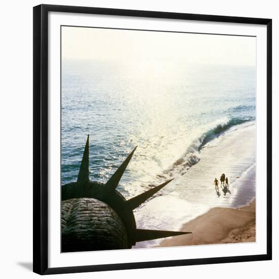 Planet of the Apes, 1968, Statue of Liberty-null-Framed Premium Photographic Print