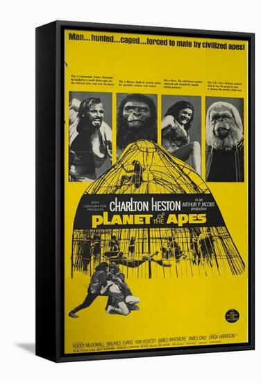 Planet of the Apes, 1968-null-Framed Stretched Canvas