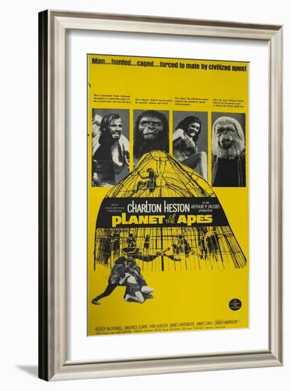 Planet of the Apes, 1968-null-Framed Art Print