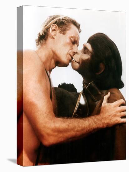 Planet Of The Apes, Charlton Heston, Kim Hunter, 1968-null-Stretched Canvas