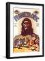 Planet of the Apes, Czchecoslovakian Movie Poster, 1968-null-Framed Art Print