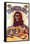 Planet of the Apes, Czchecoslovakian Movie Poster, 1968-null-Framed Stretched Canvas