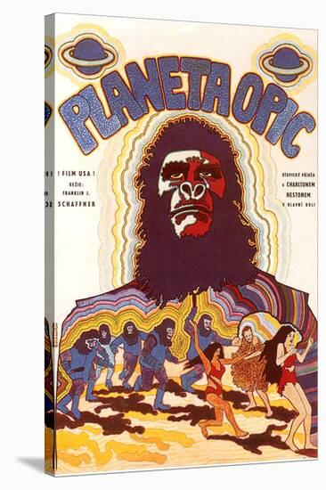 Planet of the Apes, Czchecoslovakian Movie Poster, 1968-null-Stretched Canvas