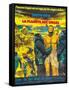 Planet of the Apes, French Movie Poster, 1968-null-Framed Stretched Canvas