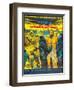 Planet of the Apes, (French Poster Art), Charlton Heston, 1968-null-Framed Art Print