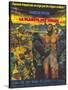 Planet of the Apes, German Movie Poster, 1968-null-Stretched Canvas