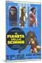 Planet of the Apes, Italian Movie Poster, 1968-null-Mounted Art Print