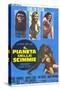 Planet of the Apes, Italian Movie Poster, 1968-null-Stretched Canvas