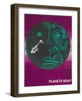 Planet of the Apes, Polish Movie Poster, 1968-null-Framed Art Print