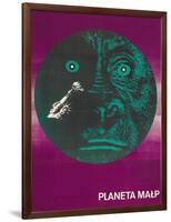 Planet of the Apes, Polish Movie Poster, 1968-null-Framed Art Print