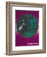 Planet of the Apes, Polish Movie Poster, 1968-null-Framed Art Print