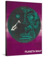 Planet of the Apes, Polish Movie Poster, 1968-null-Stretched Canvas