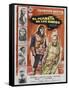 Planet of the Apes, Spanish Movie Poster, 1968-null-Framed Stretched Canvas