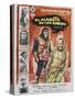 Planet of the Apes, Spanish Movie Poster, 1968-null-Stretched Canvas