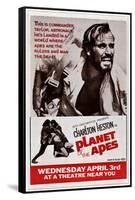 Planet of the Apes, Top: Charlton Heston, 1968-null-Framed Stretched Canvas